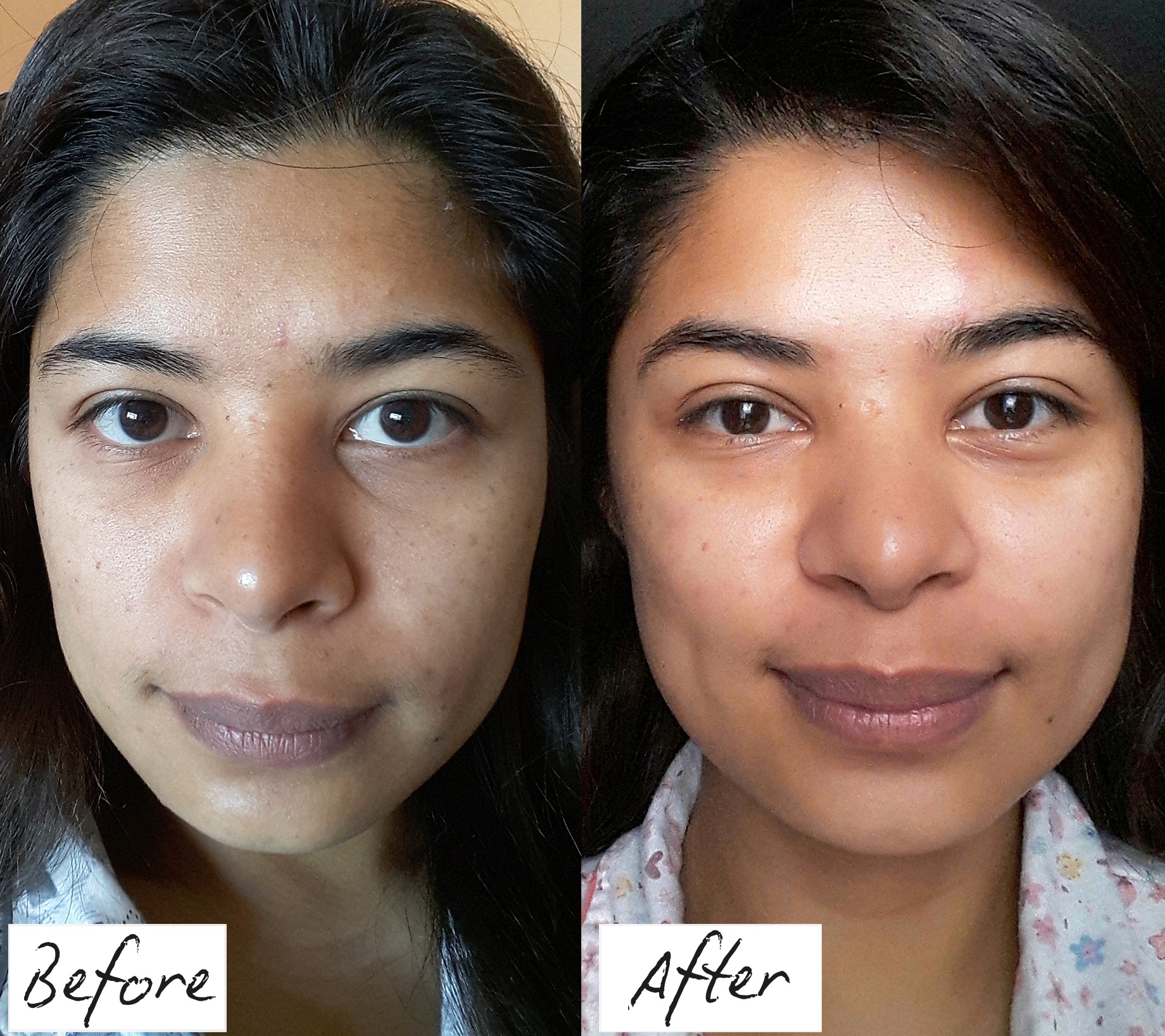 Fade Out before and after 4 week trial